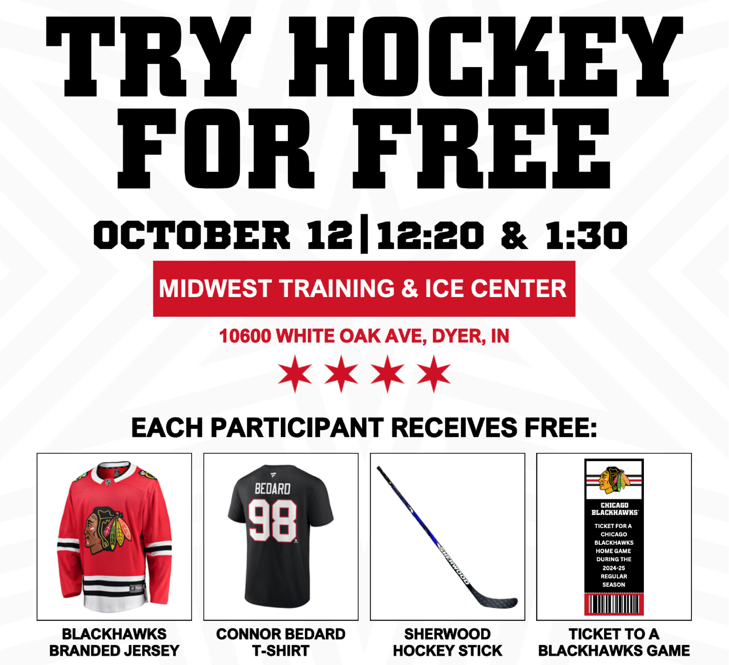 Try Hockey for Free at Midwest